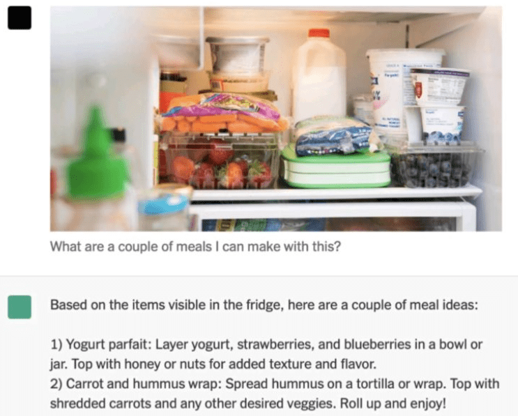 Analyse contenu d'un réfrigérateur. Source : nytimes.com