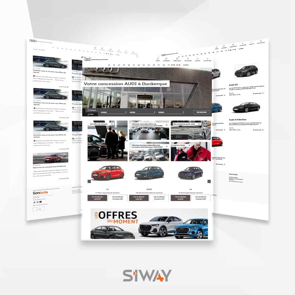 Nouveau site web pour la concession Audi Dunkerque