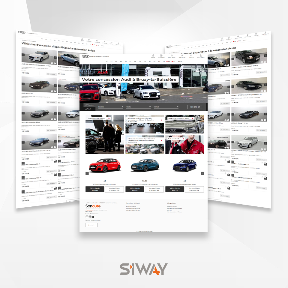 Nouveau portail web pour le concessionnaire Audi Bruay-la-Buissière