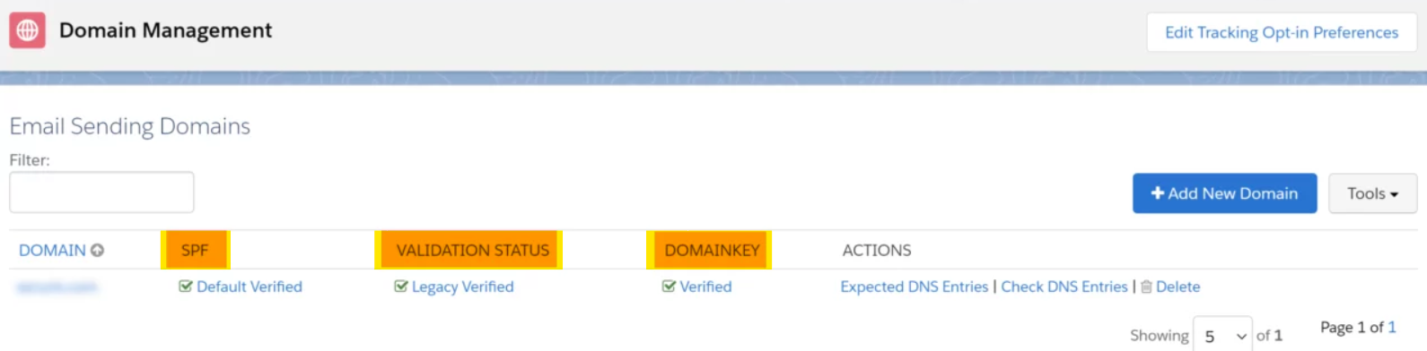 Salesforce Account Engagement Domain Management