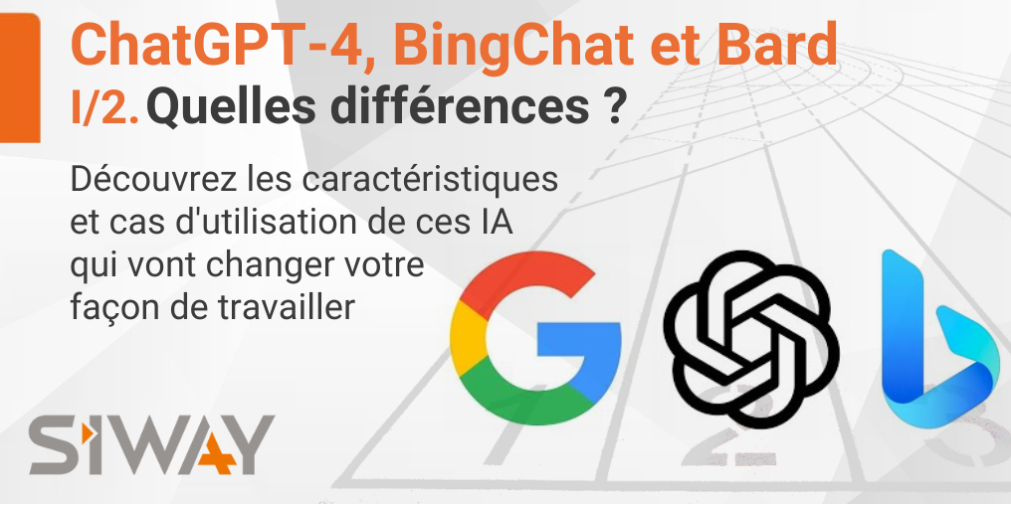 Google Bard, Bing Chat, ChatGPT. Quelles différences?