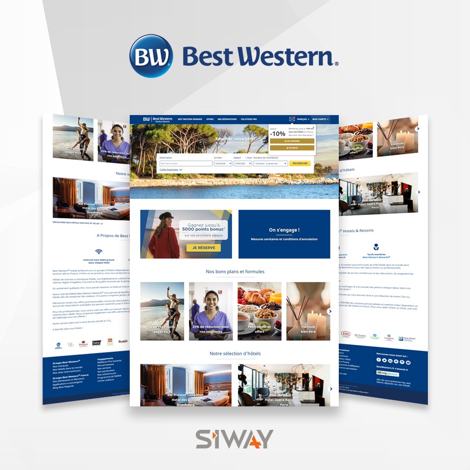 Best Western - Refonte du site internet