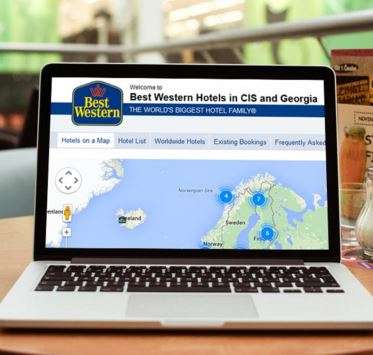 Best Western - Cartographie pour Best Western