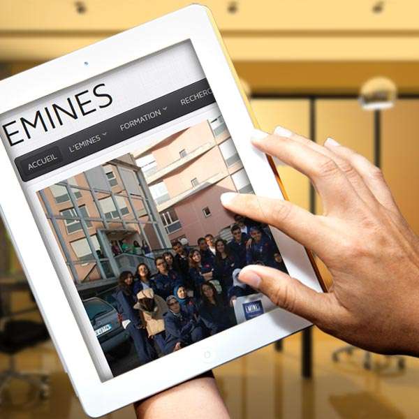 Emines : Nouveau site web