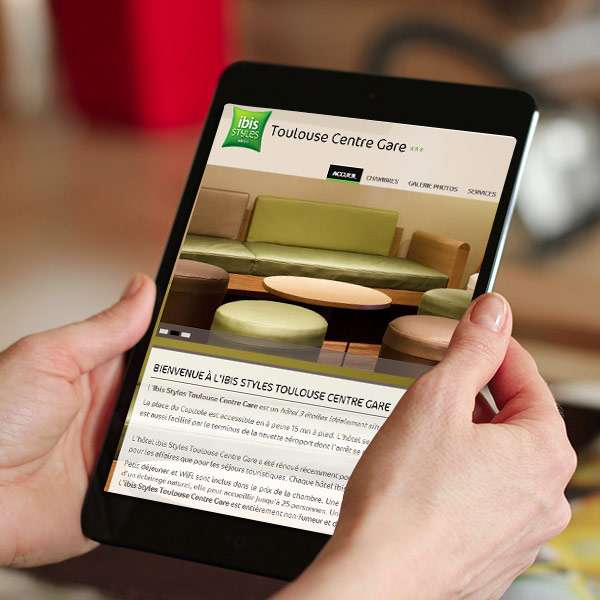 Le site internet de Ibis Styles Toulouse fait peau neuve