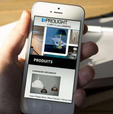 Prolight - Site web pour Prolight
